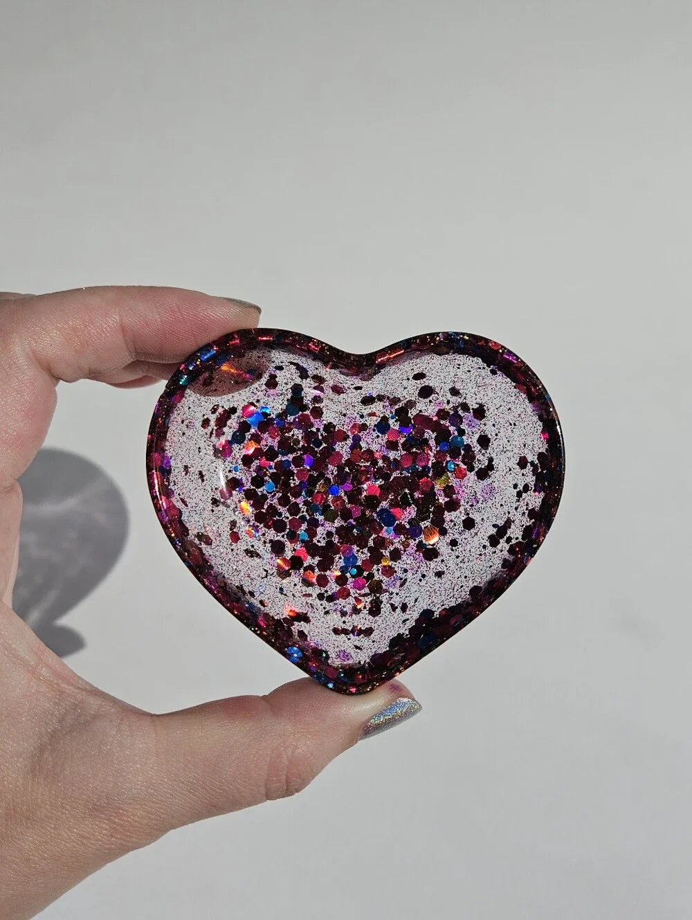Handmade heart shaped